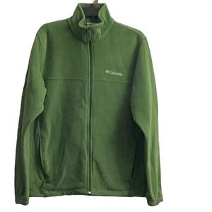 Columbia Sportswear Fleece Jacket Womens Green Size M